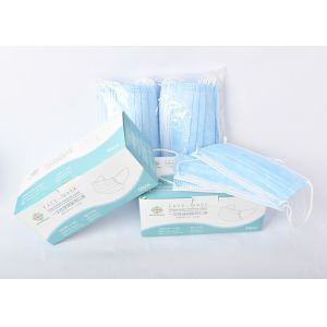 Anti Pollution Disposable Mouth Mask Soft Ear Loops Eliminate Pressure To Ears