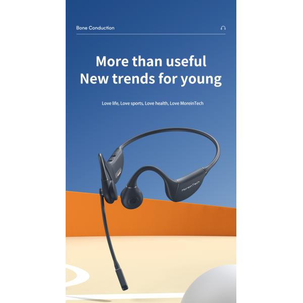 OEM Manufacturer Custom Mobile Handsfree Headband Headset Earphone Open Ear Bone Conduction Bluetooth Earphones Wireless