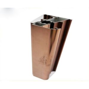 Strangle Polished Aluminium Profile , Hydroxide Power Production For Wardrobe