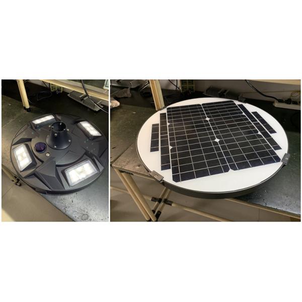 Aluminium solar post light with motion sensor, 10w 20w 30w solar garden light with waterproof IP66