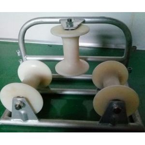 10 KN Corner Cable Roller Three Sheave Corner Ground Roller Assembly