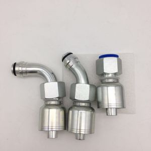 20491T-14-04 90 Degree Elbow Metric Hydraulic Hose Fittings With O Ring