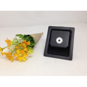 Cylinder Panel Board Tool Truck Box Lock Paddle Latch Black