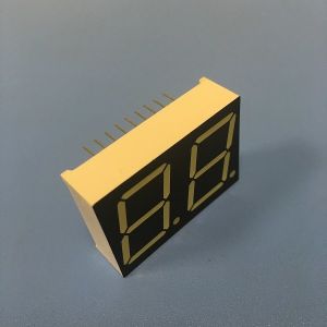 White 0.8" Dual Digit 7 Segment LED Display Common Anode For Instrument Panel