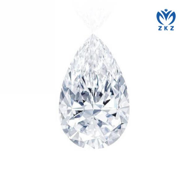 Quality Pear Cut Colorless Laboratory Grown Untreated CVD White Diamonds 1-1.99ct IGI Certified wholesale