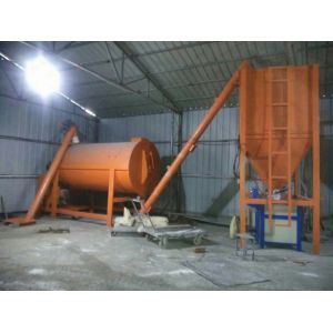 Easy Operation Dry Mortar Production Line / Tile Adhesive Dry Mixture Mini Plant