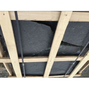 Black Quartzite Random Flagstone,Irregular Flagstone,Flagstone Walkway,Crazy
