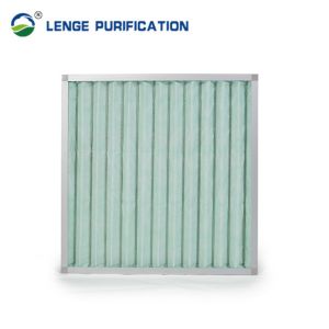 F7 Folding Aluminium Medium Filter With Custom Color PET Nonwoven Fabric