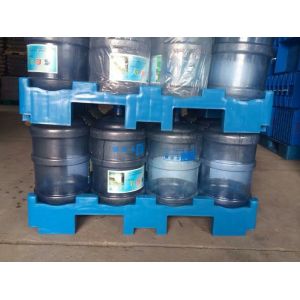 Best quality heavy duty and high density pallet 5 gallon water bottle storage