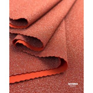 230gsm Weight Double Knit Fabric with Recycled Nylon and Metallic Finish for