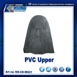 Customized Color PVC Shoes Upper / Oem Pvc Mesh Injection Sports Shoes Upper