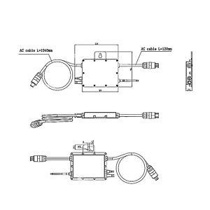 Deye Micro Inverter 600W 800 2000W 3 Phase Micro Inverter Enphase Mppt Grid Tie