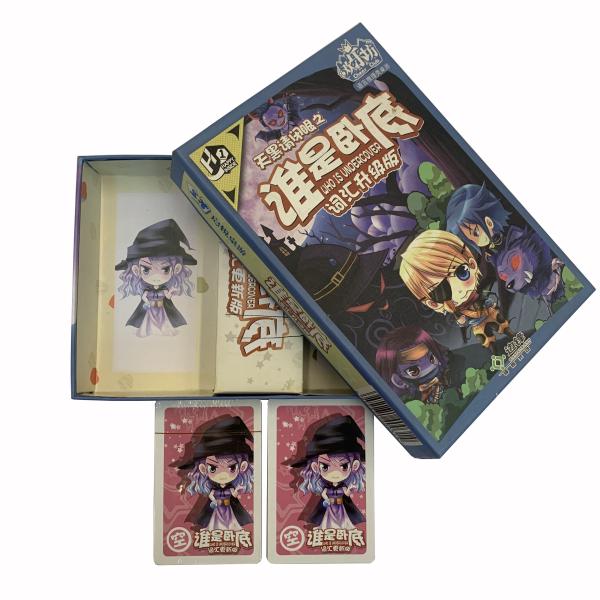 CMYK Custom Game Card Printing 57*87mm 63*88mm Game 108 Cards