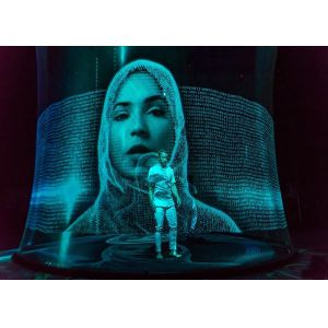 Gauze Fabric Holographic Projection Film Advertising 3D Clear Projector Hologram
