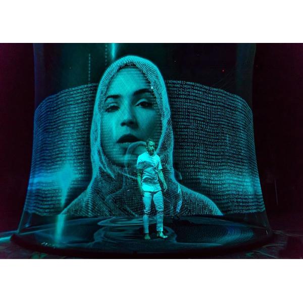 Gauze Fabric Holographic Projection Film Advertising 3D Clear Projector Hologram