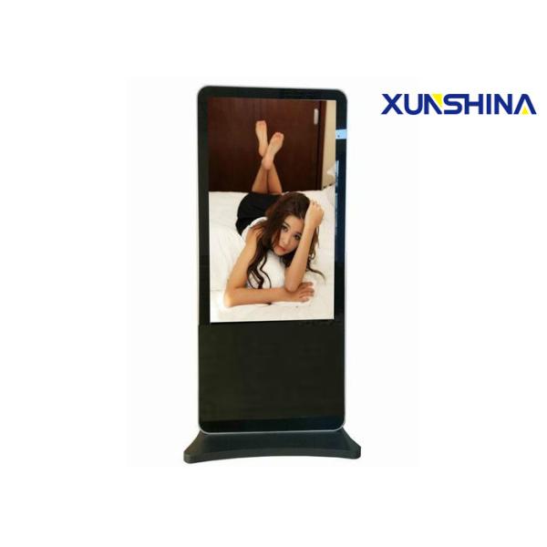 Quality Full HD Video Floor Stand Digital Signage , Network Advertising Display With Android System wholesale