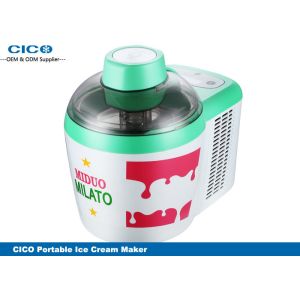Cheap Customized Homemade Ice Cream Maker Machine Low Energy Consumption for sale