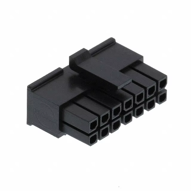 Molex 430250600 Micro-Fit 3.0 Plug Housing Dual Row 4 Circuits, 6 Pin 3 Mm In