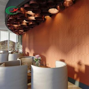 Multiscene Acoustic Felt Wall Panels Flavorless Soundproof Polyester Fiber