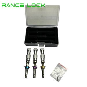 3Pcs Tubular Lock Pick Kit 7 Pin Professional Locksmith Tool Portable