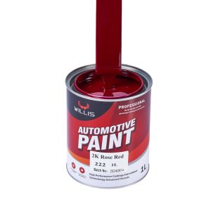 2K Rose Red 2K Solid Paint For Automobile / Advertising Mark OEM / ODM Accepted