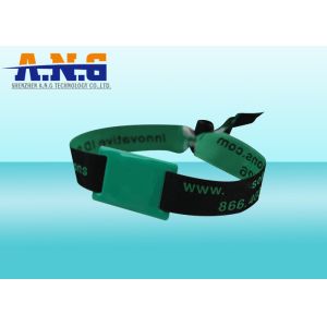 Woven rfid wristband maximizse security and prevents counterfeits