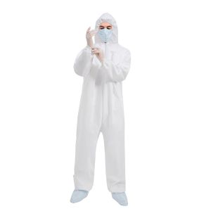 ISO13485 Disposable Protective Coverall With Shoe Cover