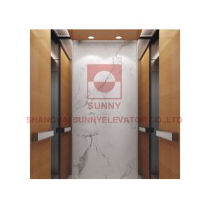 Vvvf Machine Room Passenger Lift 1000kg With LED Automatic Lighting