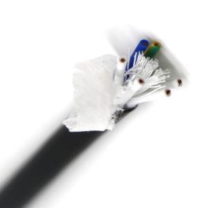 300/500V 6 Core Flexible Cable , Power Chain Soft Robotics Cable For Machine