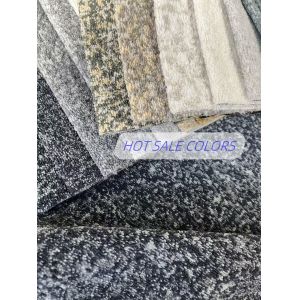 100%Polyester Jacquard Sofa Fabric Small Teddy Mixed Color Soft Home Textile