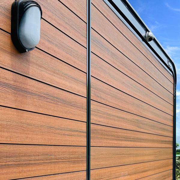 Quality Embossing 3D WPC Wall Panel Rotproof 3D Wall Cladding Panels wholesale