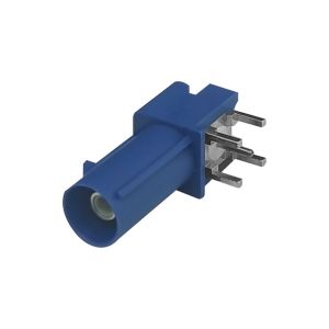 Automotive FAKRA RF PCB Connector C Code Through Hole Right Angle Plug