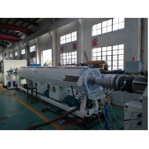 China SIEMENS Or SCHNIDER Contactor Plastic PVC Pipe Extrusion Line Making Machine For Water Supply Pipe on sale