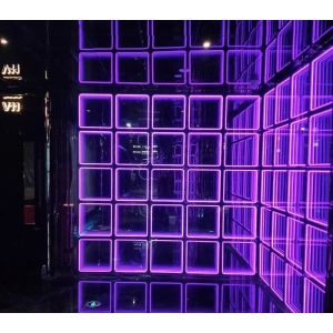 Outdoor Advertising Hologram Fan with Customized LED Strips and Abyss Layer