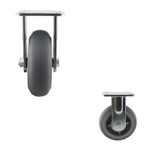 Thermoplastic Rubber 150mm 250kg Rigid Directional Locking Swivel Casters