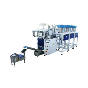 Cheap High-Grade Automatic Hardware Fastener Fittings Screw Sorting Counting Small Bag Pouch Packing Machine With Check Weighing for sale