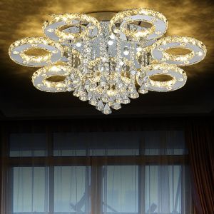 Unusual Crystal ceiling lights Fixtures for Indoor home Lamp Decoration (WH-CA