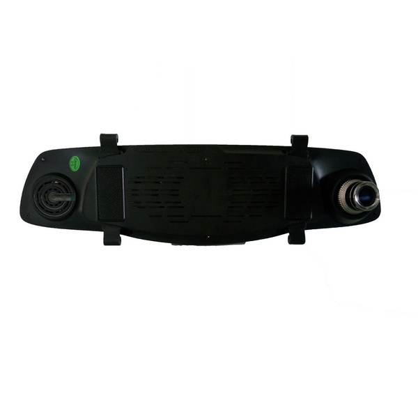 Universal use Dual camera 4.3 inch car black box rear view mirror car dvr