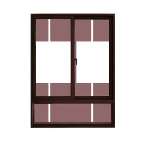 OEM Vertical Aluminum Sliding Window And Door For Basement Apartment
