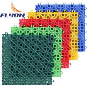 Outdoor Indoor Courts Impact Polypropylene Copolymer PP Tiles Sports Flooring For Impact Activities