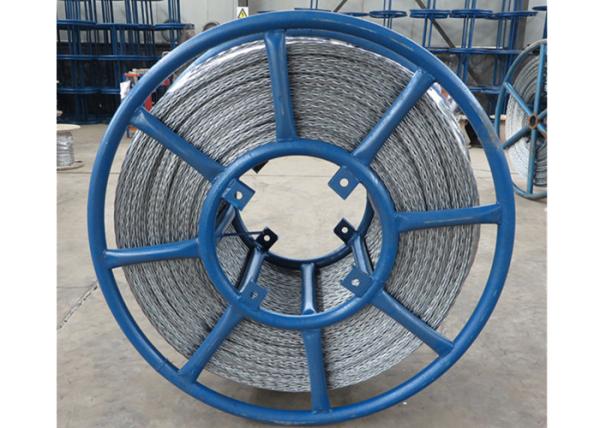 Quality 12 Strands Antitwisting Galvanized Hexagonal Wire Rope for laying and stringing conductors and cables wholesale