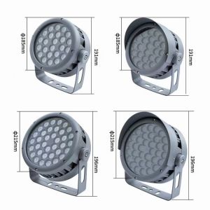 DMX512 LED Landscape Spot Lights IP65 24VDC EMC With Optional Honeycomb Louver