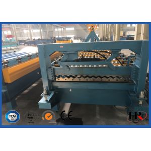 Cheap Safe Cold Roll Forming Machine Blue For Pre Cutting Metal Sheets for sale