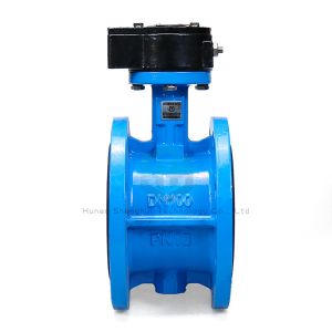 ODM PN16 Electric Motorized Valve Ductile Iron Butterfly Valve Flange Connection