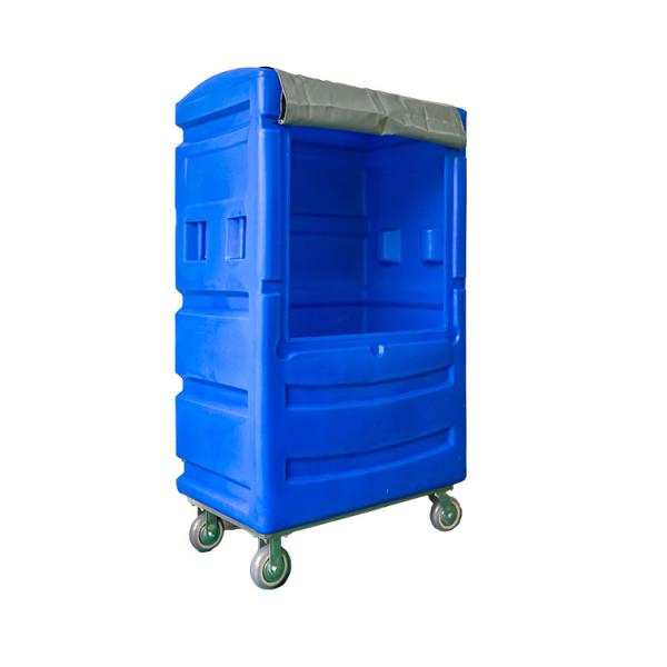 Quality 1000 Liter Laundry Linen Trolley Dolly For Material Handling wholesale