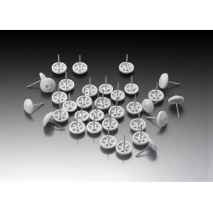 Acrylic Material Retail EAS Pin 58KHz AM Labels DSP Technology