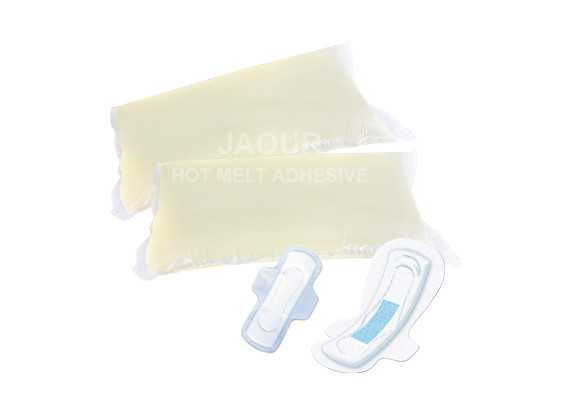 Quality Synthetic Rubber Based Hot Melt PSA Adhesive Non Odor For Sanitary Napkin wholesale