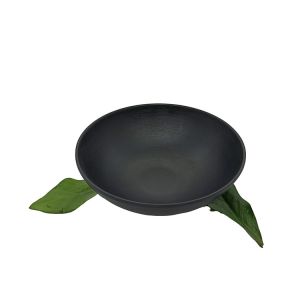 7'' Home Melamine Soup Bowl Dinnerware Matte Black Deep Round