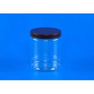 10ml transparent easy open end food grade pet plastic can for snacks