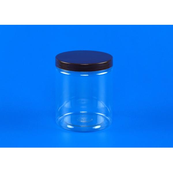 Quality 10ml transparent easy open end food grade pet plastic can for snacks wholesale